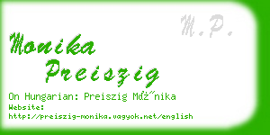 monika preiszig business card